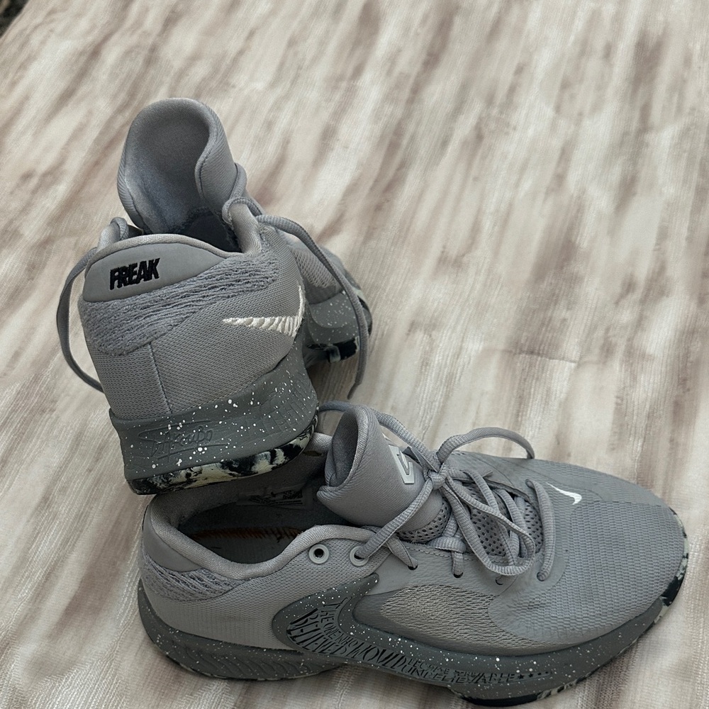 Nike Gray and Black Athletic Sneakers